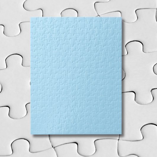 Puzzle Bleu Glacé Uni | Classique | Élégant