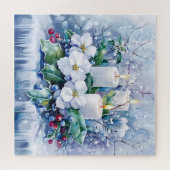 Puzzle bleu hiver (Horizontal)