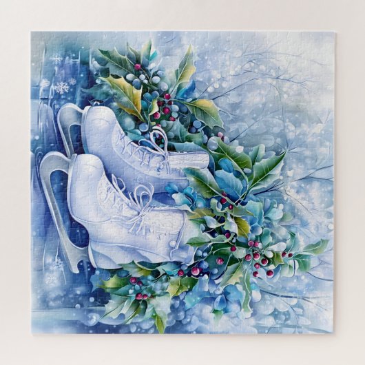 Puzzle bleu hiver (Horizontal)