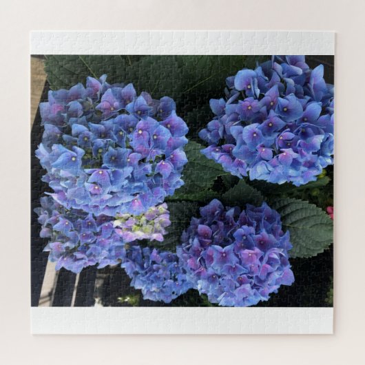Puzzle bleu Hydrangea Zigsaw (Horizontal)