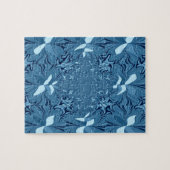 Puzzle Bleu Iridescendant. (Horizontal)