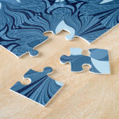 Puzzle Bleu Iridescendant. (Côté)