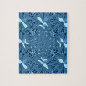 Puzzle Bleu Iridescendant. (Vertical)