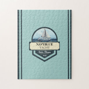 Puzzle Bleu Marine Ancre nautique club bateau marina