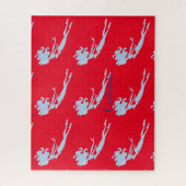 Puzzle Bleu Mermaid Swimmer Thunder_Cove (Vertical)