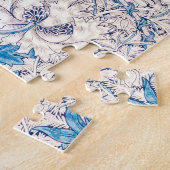 Puzzle Bleu miel (par William Morris) (Côté)