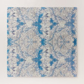 Puzzle Bleu miel (par William Morris) (Horizontal)
