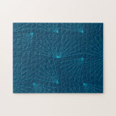 Puzzle Bleu, moderne, simple concept de célébration de la (Horizontal)