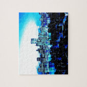 Puzzle Bleu New York (Vertical)