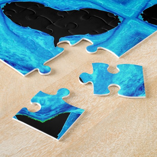 Puzzle Bleu océan (Côté)