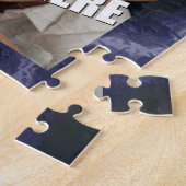 Puzzle Bleu poster de animal (Côté)