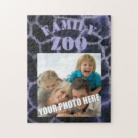 Puzzle Bleu poster de animal (Vertical)