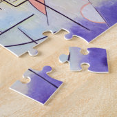 Puzzle Bleu rouge jaune, Kandinsky astucieux (Côté)