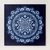 Puzzle Bleu Tie Dye Mandala (Horizontal)