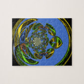 Puzzle Bleu traditionnel (Horizontal)