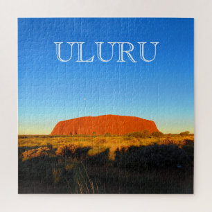 Puzzle bleu uluru