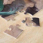 Puzzle bleu vert Lizard (Côté)