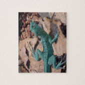 Puzzle bleu vert Lizard (Vertical)