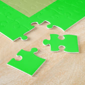 Puzzle Bleu Vert orange violet Motif crémeux Abstrait (Côté)