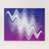 Puzzle Bleu violet blanc (Horizontal)