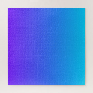 Puzzle Bleus et violets Dégradé de couleur moderne ombr