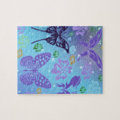 Puzzle Bleus jolie papillons (Horizontal)
