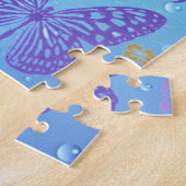Puzzle Bleus jolie papillons (Côté)