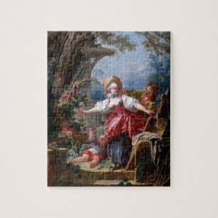 Puzzle Blind-Mans Bluff by Jean-Honore Fragonard