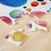Puzzle Blobs aquarelle (Côté)
