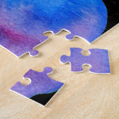 Puzzle Blobs couleur pop art Abstrait (Côté)