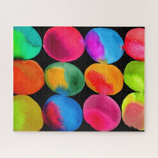 Puzzle Blobs couleur pop art Abstrait (Horizontal)