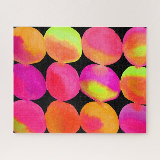Puzzle Blobs couleur pop art Abstrait (Horizontal)