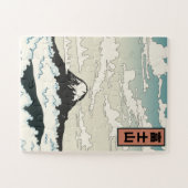 Puzzle Bloc d'art du Mont Fuji Japon. (Horizontal)