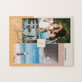 Puzzle Bloc de couleur moderne Family Photo Collage Puzzl (Horizontal)