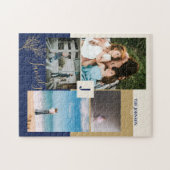 Puzzle Bloc de couleur moderne Family Photo Collage Puzzl (Horizontal)