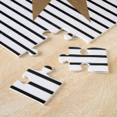 Puzzle Blocage noir blanc et soleil Brown (Côté)