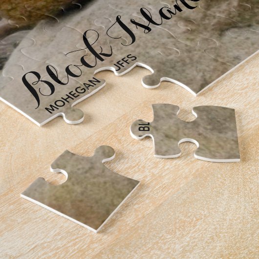 Puzzle Block Island Stone Cairs, Mohegan Bluffs, (Côté)