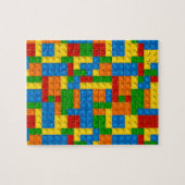 Puzzle blocs en plastique coloré (Horizontal)