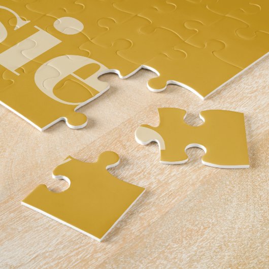 Puzzle Blocs géométriques de couleur rétro-modernes (Côté)