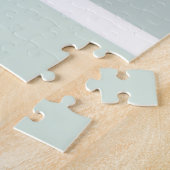 Puzzle Blocs Pastel Retro Lavender Vert Bleu Abstrait (Côté)