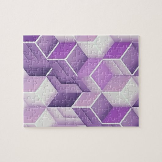 Puzzle Blocs violets (Horizontal)