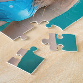 Puzzle Blond dans une photo sous-marine en bikini (Côté)