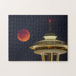 Puzzle Blood Moon Aiguille de l'espace de Seattle