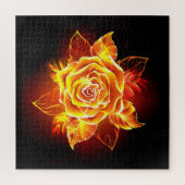 Puzzle Blooming Fire Rose (Vertical)