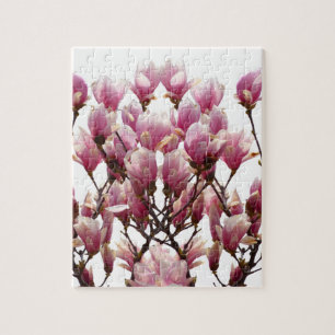 Puzzle Blooming Pink Magnolias Spring Flower