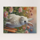 Puzzle Blossom Bunny & Carrot Patch (Horizontal)