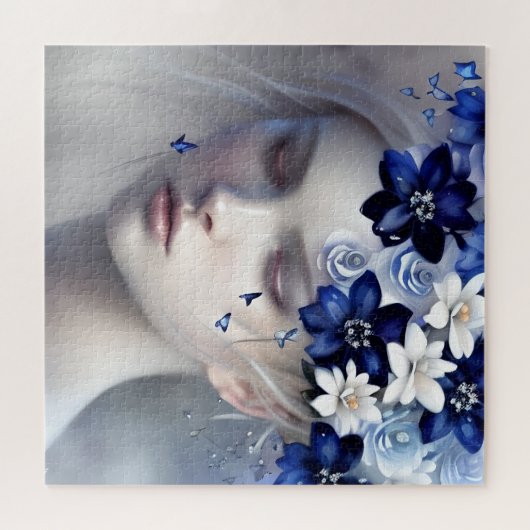 Puzzle Blue Belle (Horizontal)