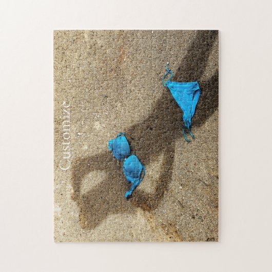 Puzzle Blue Bikini Beach Sand Thunder_Cove (Vertical)