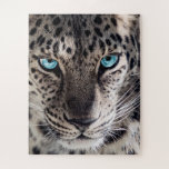Puzzle Blue Eyed Leopard<br><div class="desc">Ce superbe puzzle d'art léopard aux yeux bleus est un grand cadeau à la maison pour les amoureux des animaux.</div>