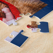 Puzzle Blue Family 8 Photo Collage Dire Script (Côté)